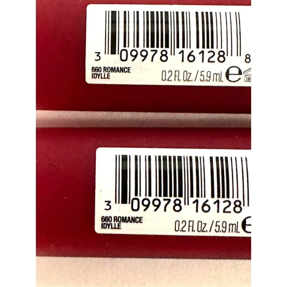 Revlon Ultra hd Matte Lipcolor #660 Romance Lipstick Bundle Of 2 New Sealed